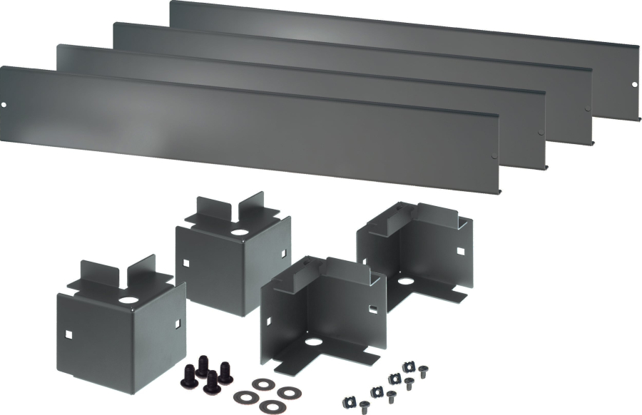 Zoccolo 600 x 600 mm per Armadi Rack Serie NextGen Nero